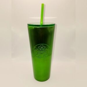 Starbucks Holiday 2023 Limited Edition Green Stainless Steel 24oz Tumbler, NWT.